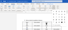 Insertion de symboles