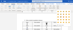 Insertion d'émojis